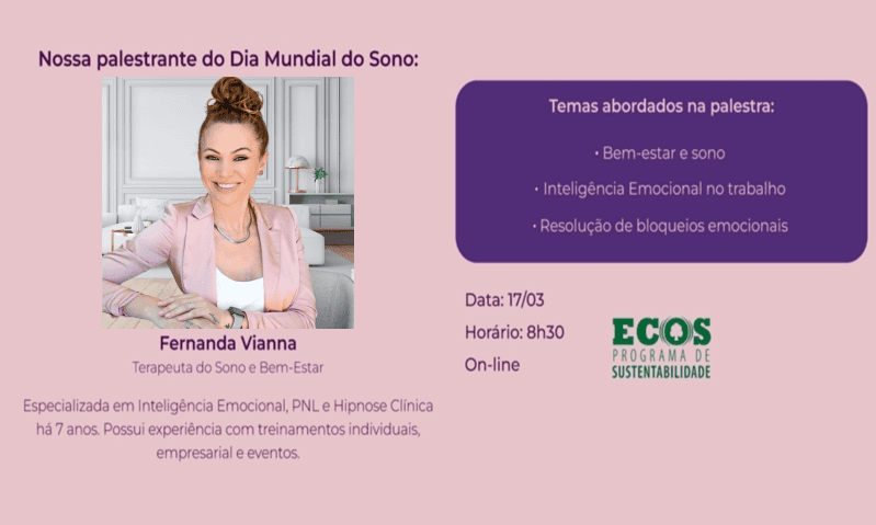 Palestra do Dia Mundial do Sono