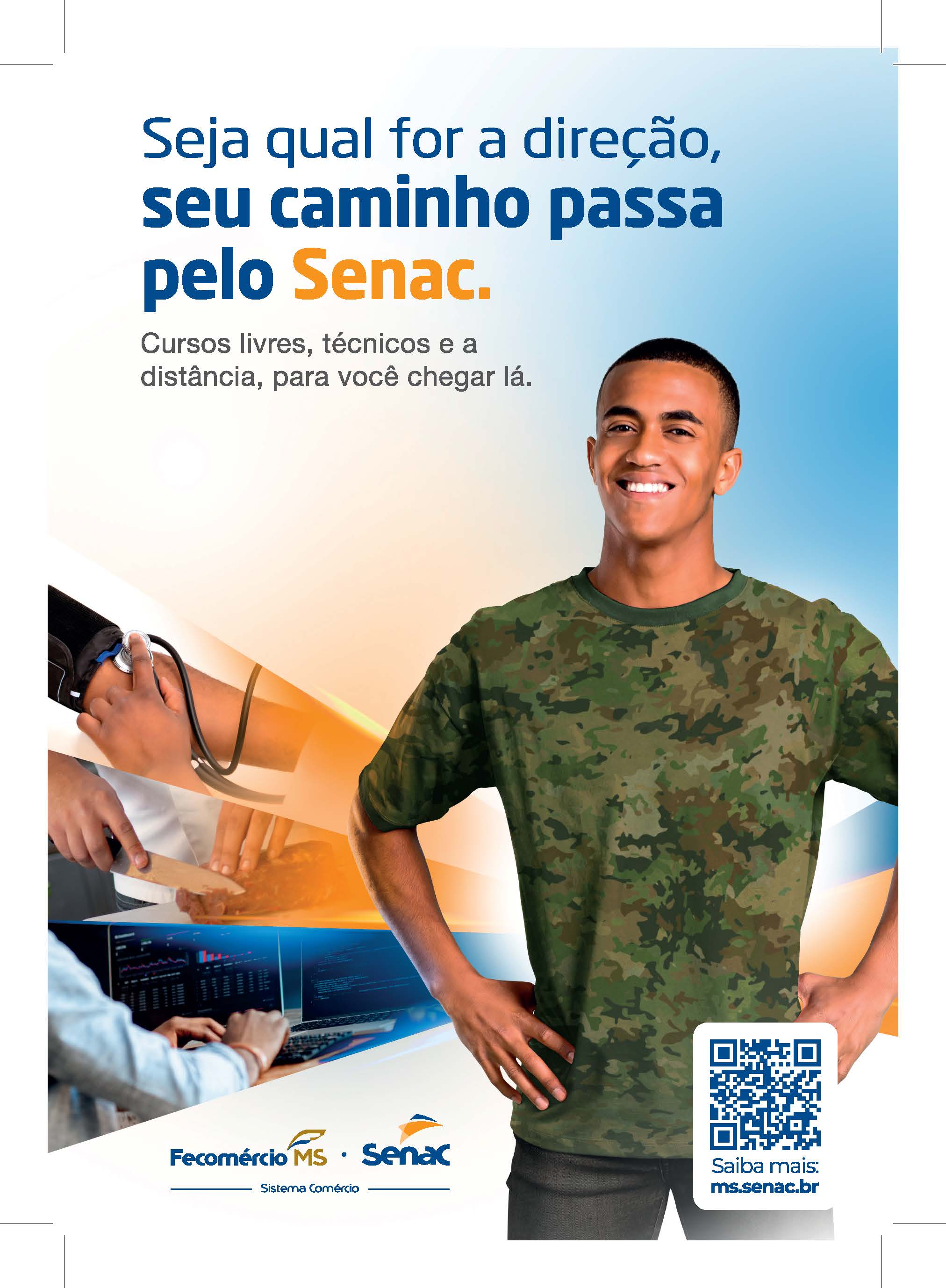 Senac oferta cursos na Feira da Empregabilidade, ação do CMO